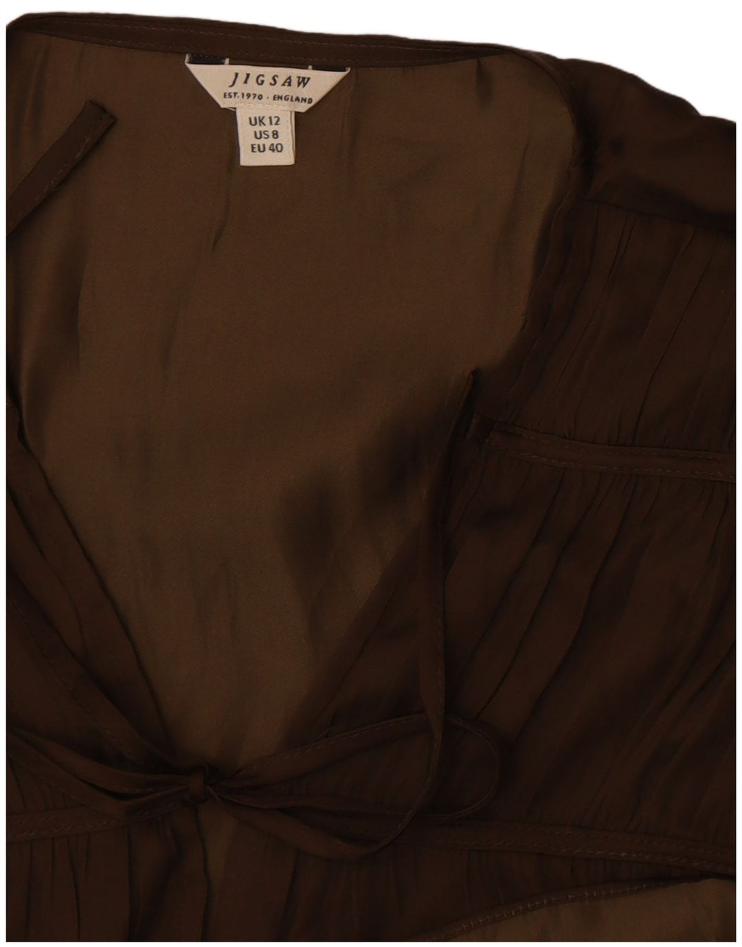 Top bluză Jigsaw pentru femei UK 12 Medium Khaki