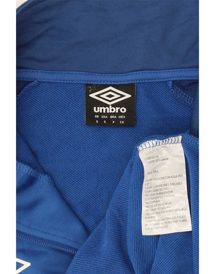 Jachetă de trening pentru bărbați Umbro, albastru, poliester color bloc