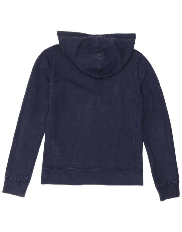 Pulover pentru femei Ralph Lauren, cu fermoar, UK 8, bumbac, albastru bleumarin