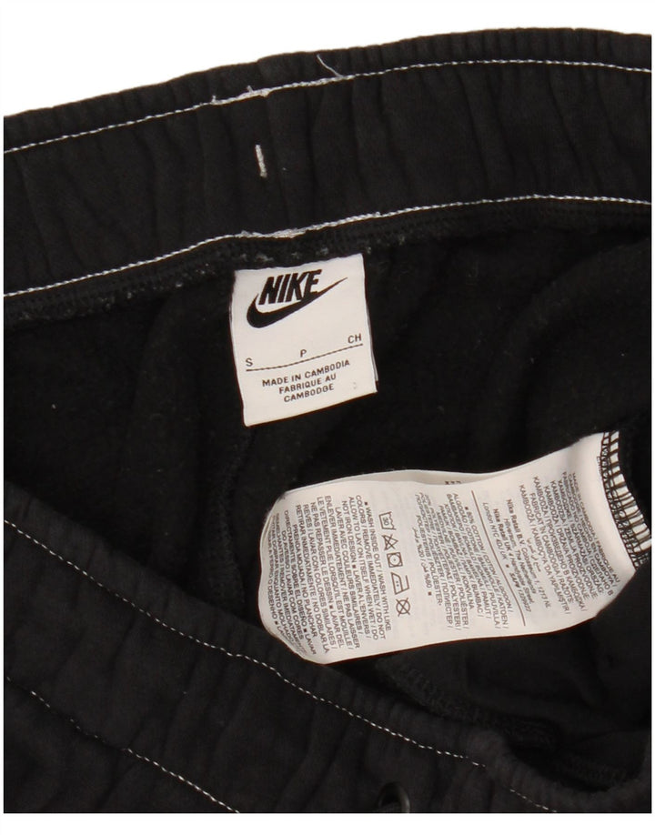 Pantaloni de trening grafic pentru femei NIKE Pantaloni de jogging UK 10 Bumbac negru mic