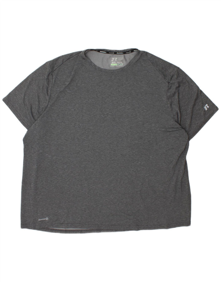 RUSSELL ATHLETIC Tricou pentru bărbați Dri-Power Top 3XL Gri poliester cu pături