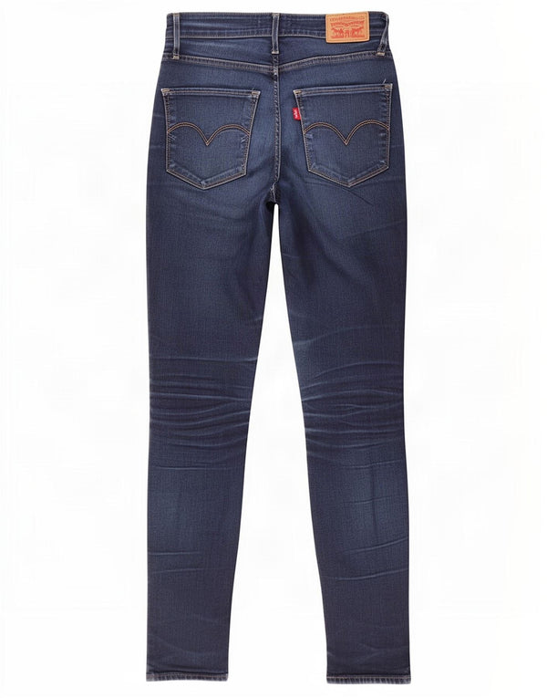 Blugi skinny cu talie mare 721 Levi's pentru femei W26 L28, bumbac bleumarin