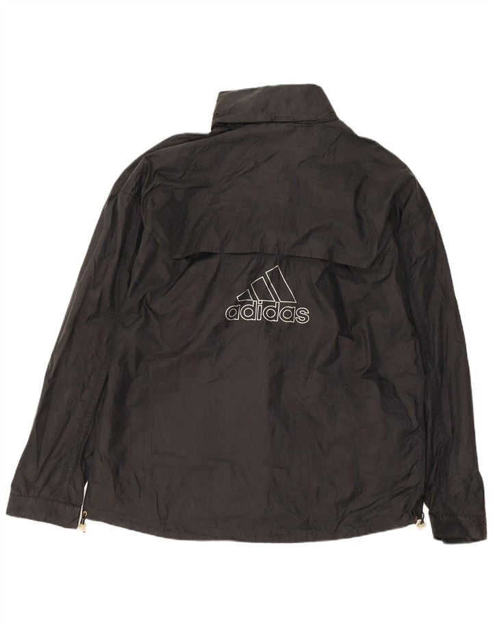 Jachetă de ploaie grafică Adidas pentru bărbați UK 42/44 Large Black