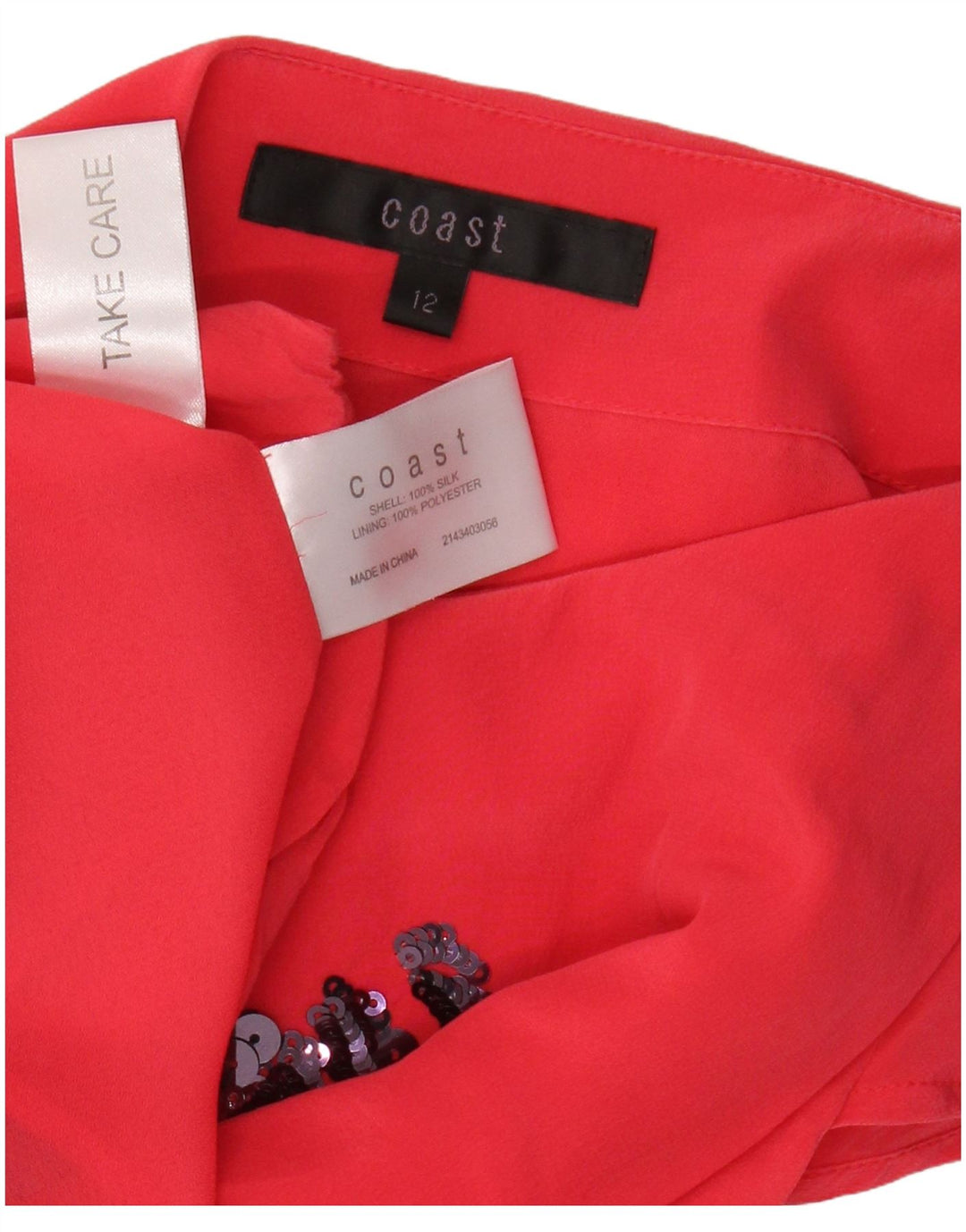 ROchie pentru femei COAST UK 12 Mătase florală roz mediu