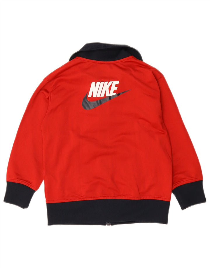 Jachetă de trening cu grafică Nike pentru băieți, 4-5 ani, roșu, color block