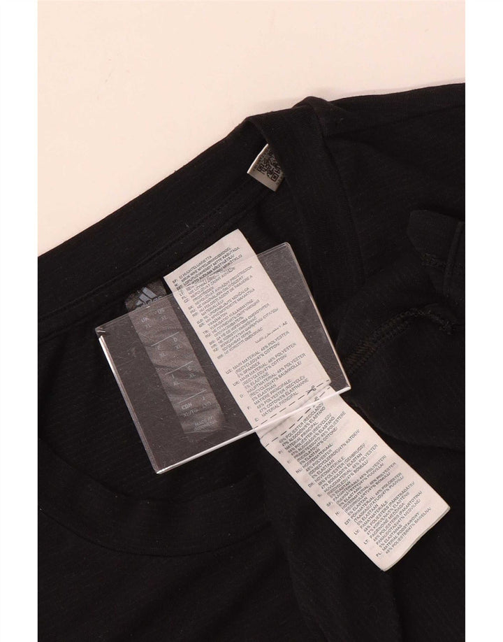 Tricou cu mânecă scurtă pentru bărbați Adidas Top XL Poliester negru