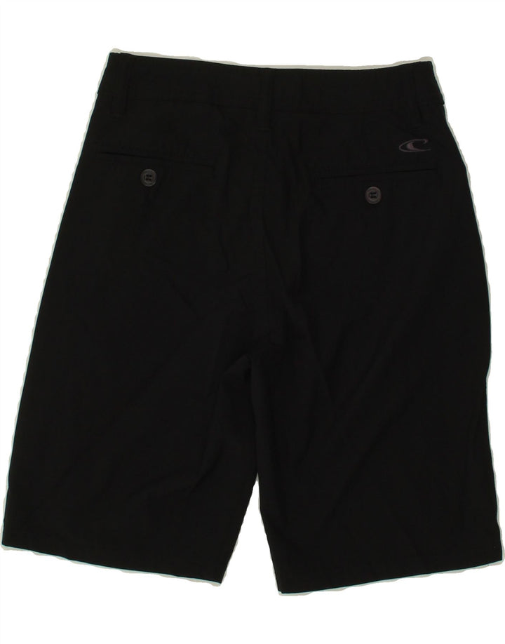 O'NEILL Boys Chino Shorts 11-12 Years W24  Black Polyester Vintage O'Neill and Second-Hand O'Neill from Messina Hembry 