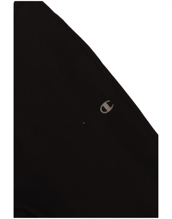 Leggings pentru femei Champion UK 10, negru, poliester color bloc