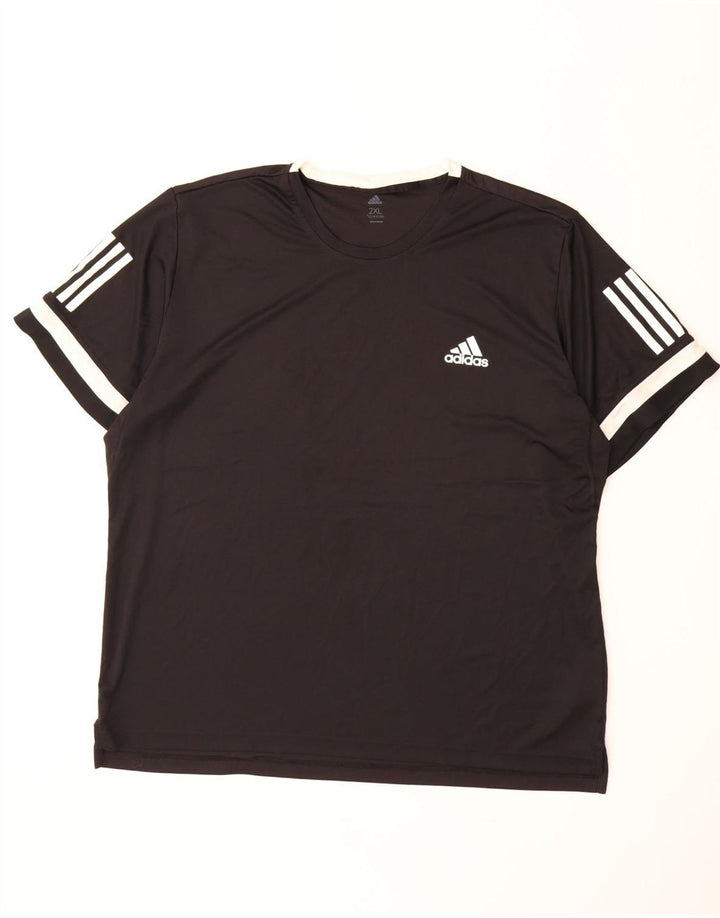 Tricou ADIDAS Climacool pentru bărbați, 2XL, poliester negru
