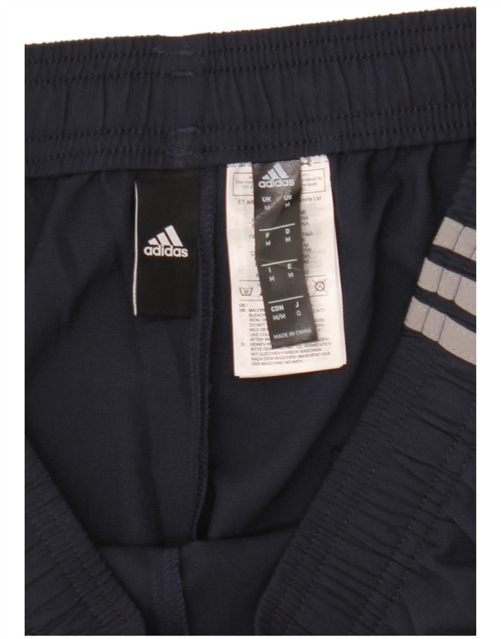 Pantaloni scurți sport pentru bărbați Adidas, medii, bleumarin, poliester