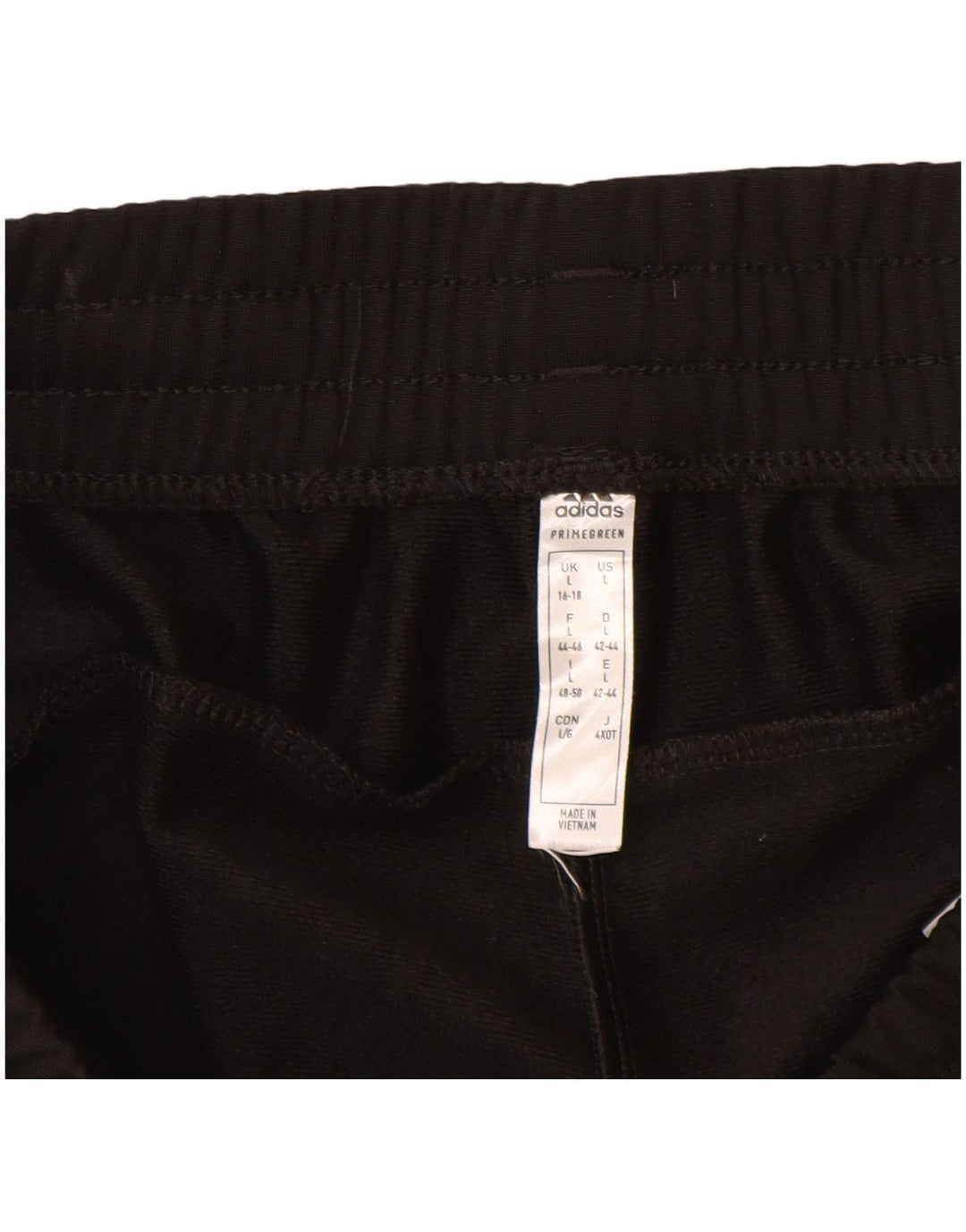 Pantaloni de trening grafic ADIDAS pentru femei Marea Britanie 16/18 Poliester negru mare