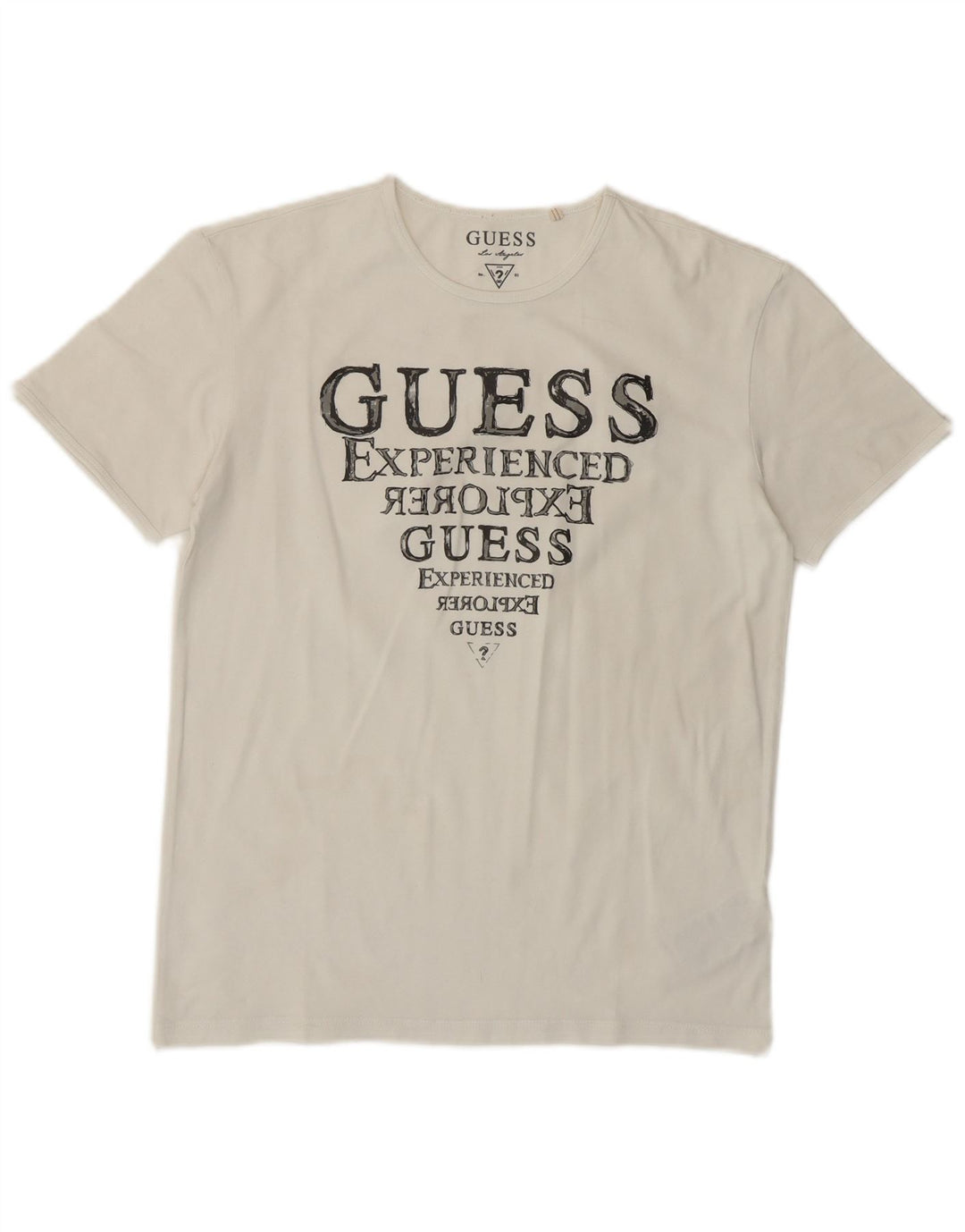 Tricou grafic Guess pentru femei Top EU 38 Medium White Bumbac Classic