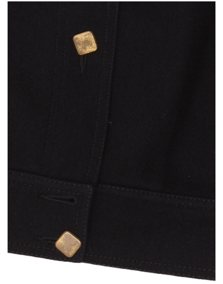 Cardigan Vintage pentru femei Top IT 42 Mediu Lână bleumarin