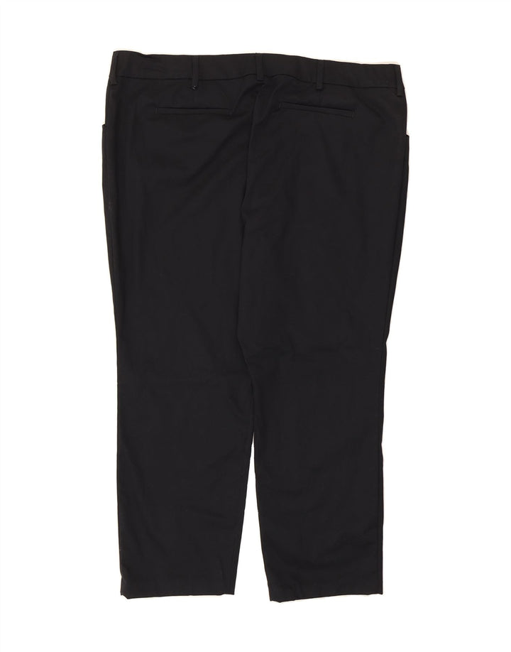 LEE Womens Straight Casual Trousers W44 L28 Black Vintage Lee and Second-Hand Lee from Messina Hembry 