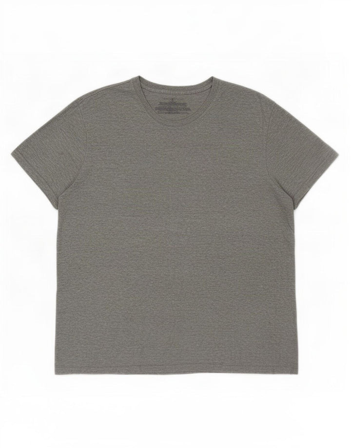 Tricou pentru bărbați Tommy Hilfiger Top Mediu Gri, bumbac cu pete