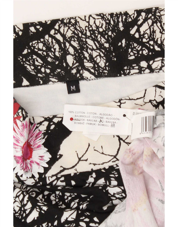 Fustă A-Line Vintage pentru Damă Mediu W30 Bumbac Floral Multicolor