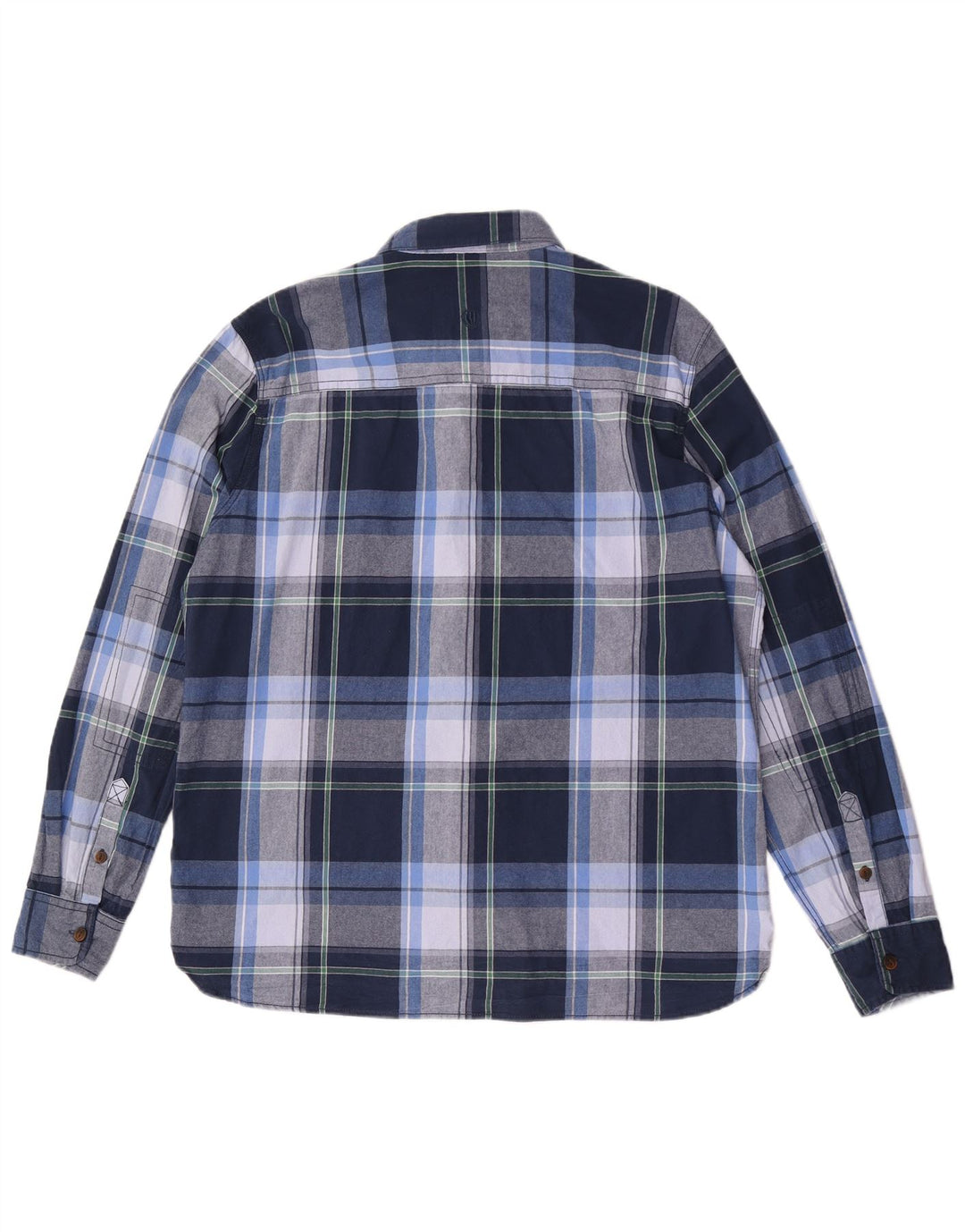 FAT FACE Cămașă de flanel pentru bărbați XL Blue Check Bumbac