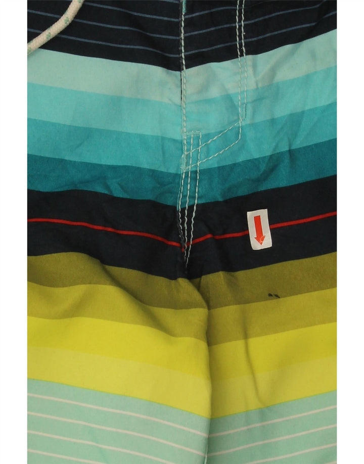 Pantaloni scurți de înot Billabong băieți 15-16 ani poliester cu dungi multicolore