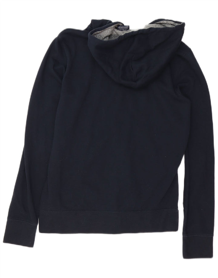 Pulover cu glugă cu fermoar grafic Champion pentru bărbați, albastru mic, color block