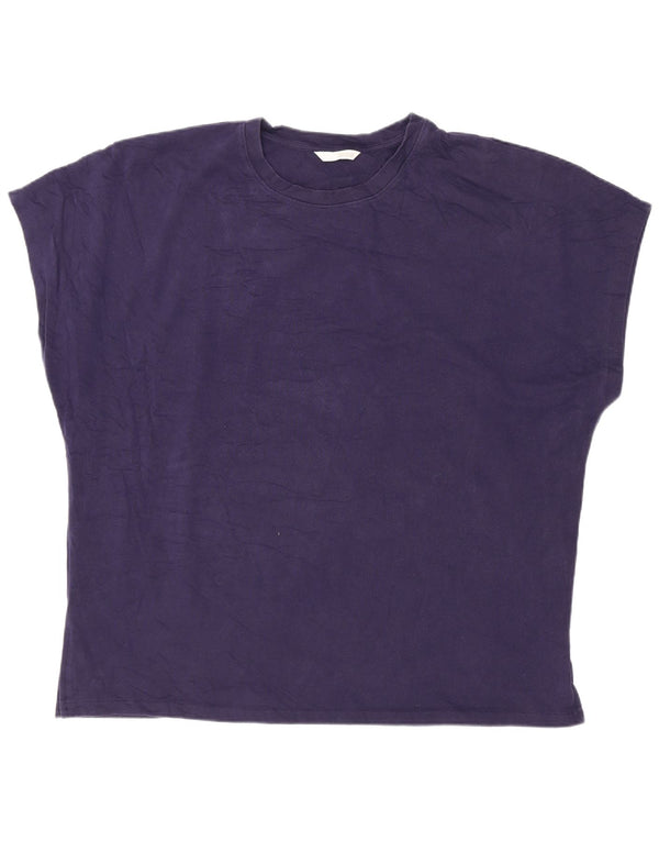 Top tricou pentru femei Zara UK 18 XL Bleumarin