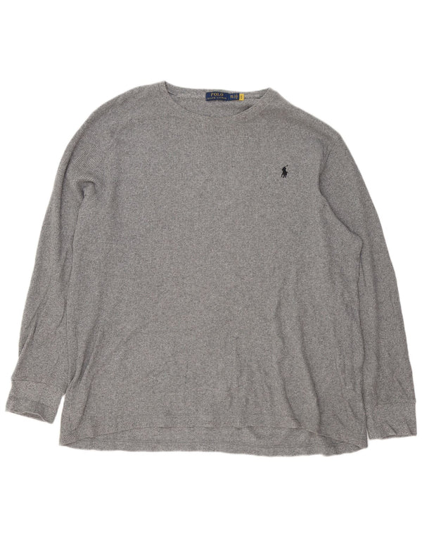 Polo Ralph Lauren Top pentru bărbați cu mânecă lungă 2XL bumbac gri