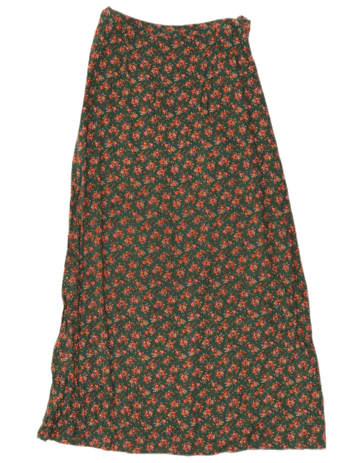Fusta Maxi Vintage Dama W26 Mica Verde Floral