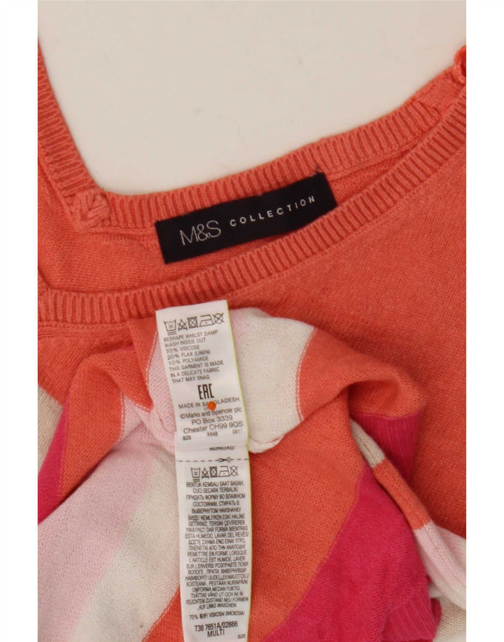 Pulover pentru femei Marks & Spencer cu decolteu în V UK 12 Medium Multicolor