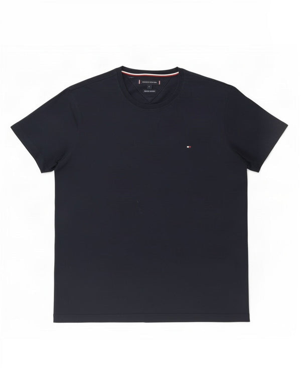 Tricou pentru bărbați Tommy Hilfiger Top mare din bumbac bleumarin