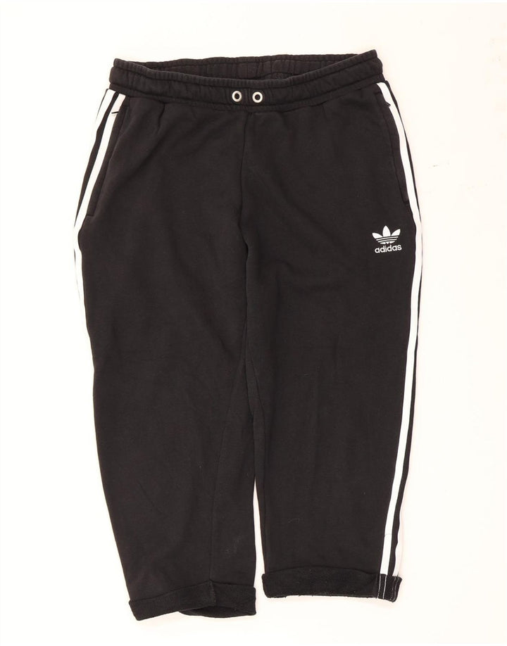 Pantaloni de trening Adidas Capri pentru bărbați, mari, negru, bumbac