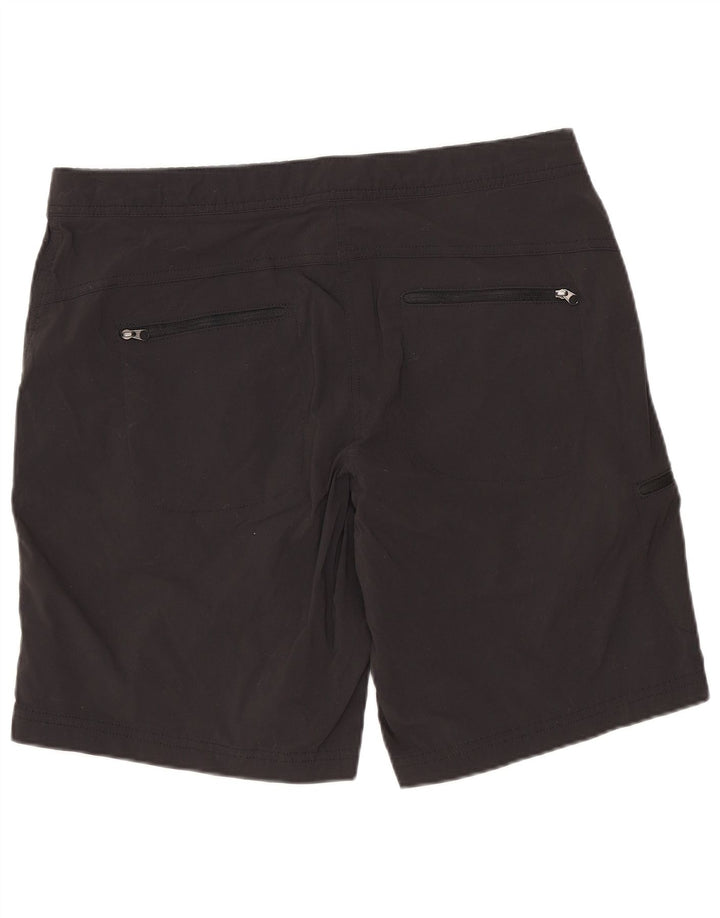 Pantaloni scurti cargo pentru femei L.L.BEAN US 8 Medium W32 Nylon negru