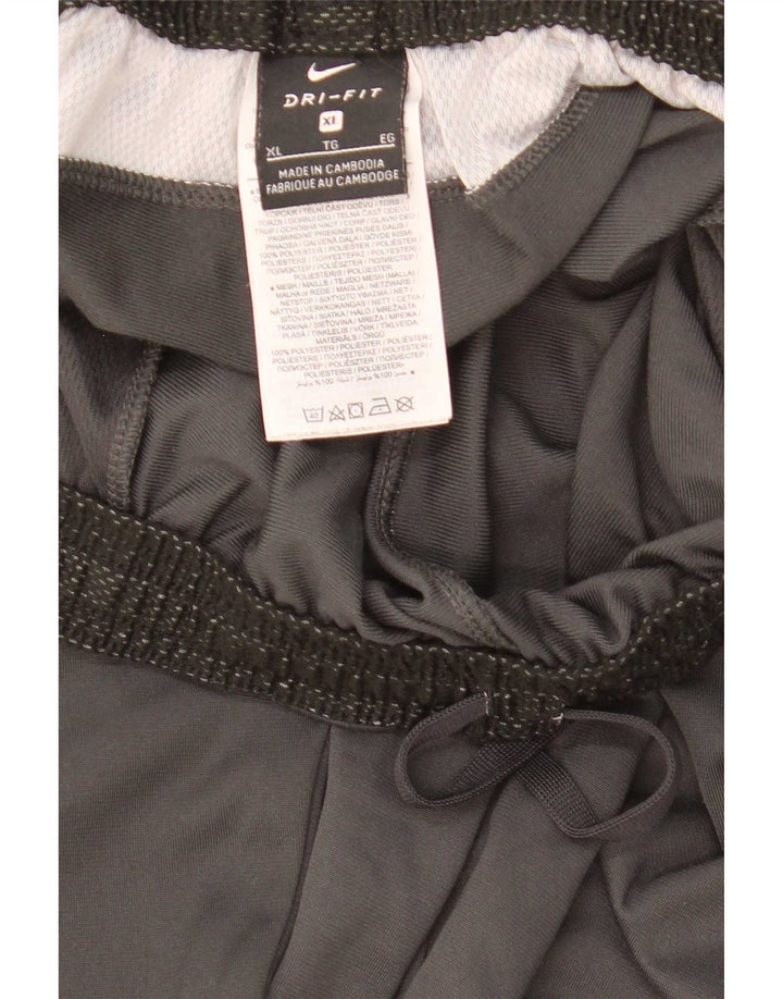 Pantaloni de trening Nike Dri Fit pentru bărbați XL, gri, poliester color bloc
