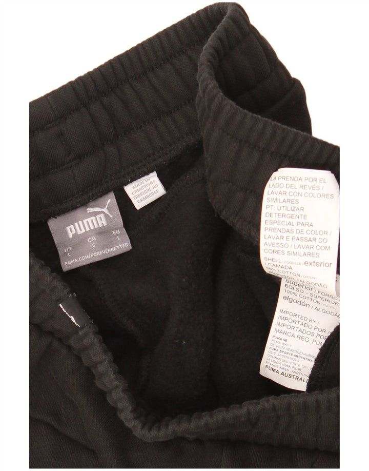 Pantaloni de trening PUMA pentru bărbați Joggeri mari, negru, bumbac