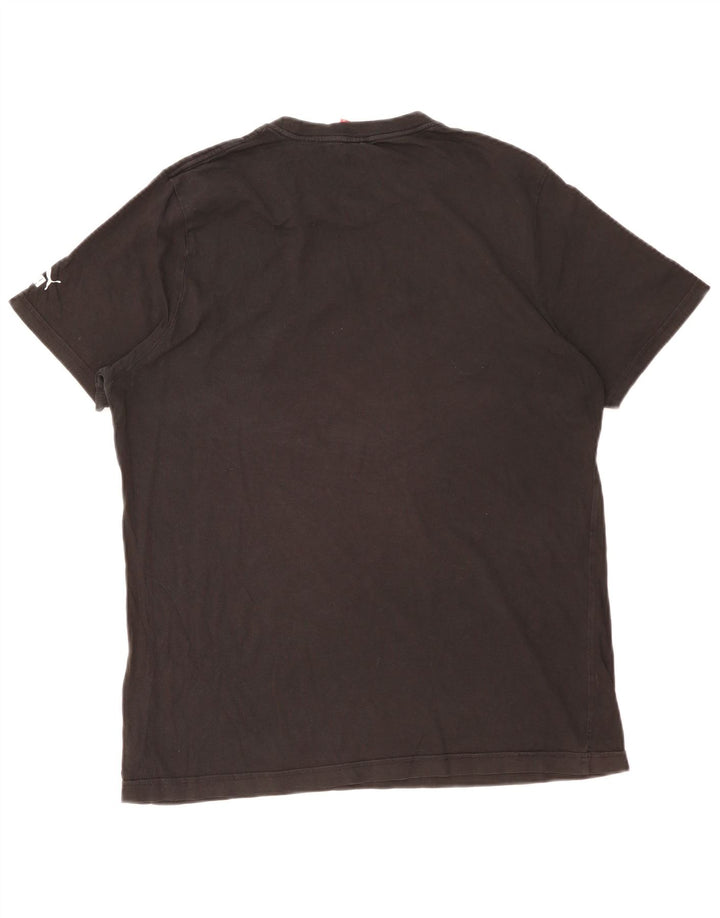 Tricou grafic PUMA pentru bărbați Top mare negru