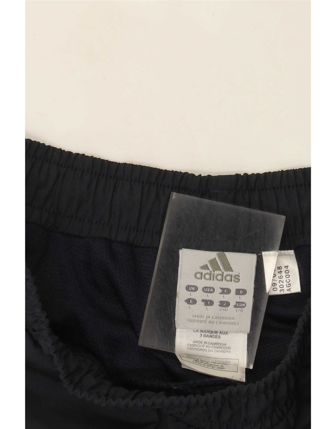 Pantaloni de trening pentru bărbați Adidas Pantaloni de jogging mari, bleumarin, poliester cu dungi