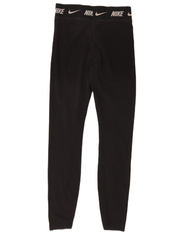 Leggings de damă Nike Tight Fit UK 8, bumbac negru mic