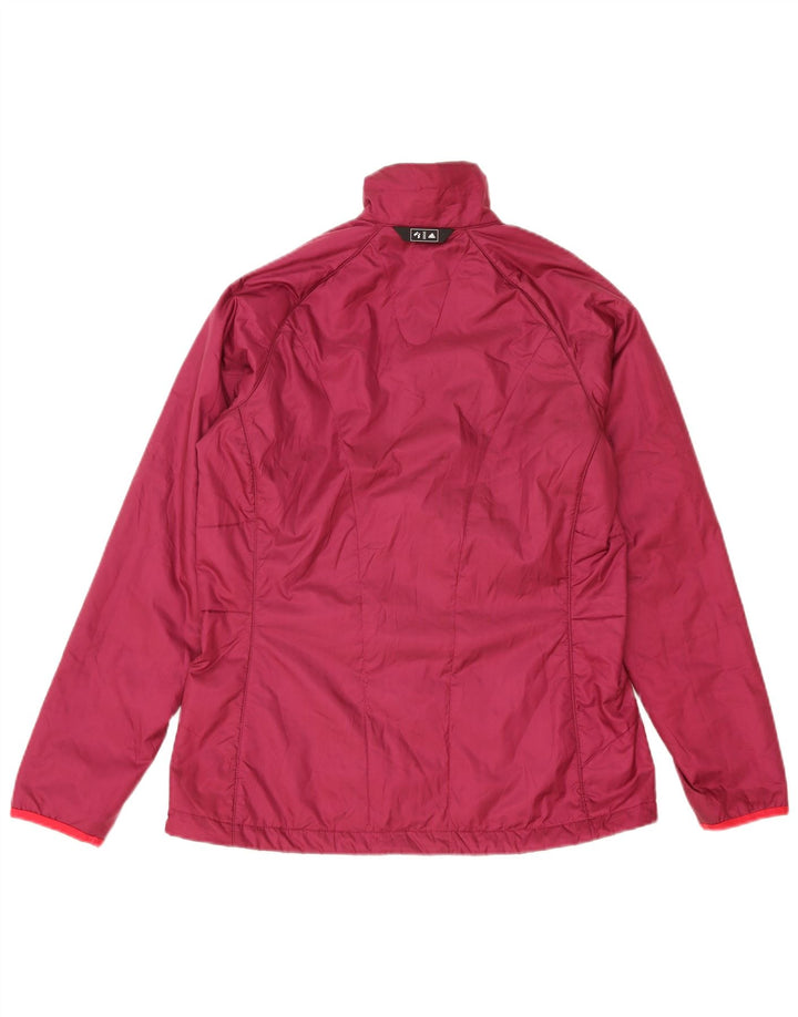 Jachetă căptușită pentru femei Adidas, UK 16, mare, bordeaux, poliester