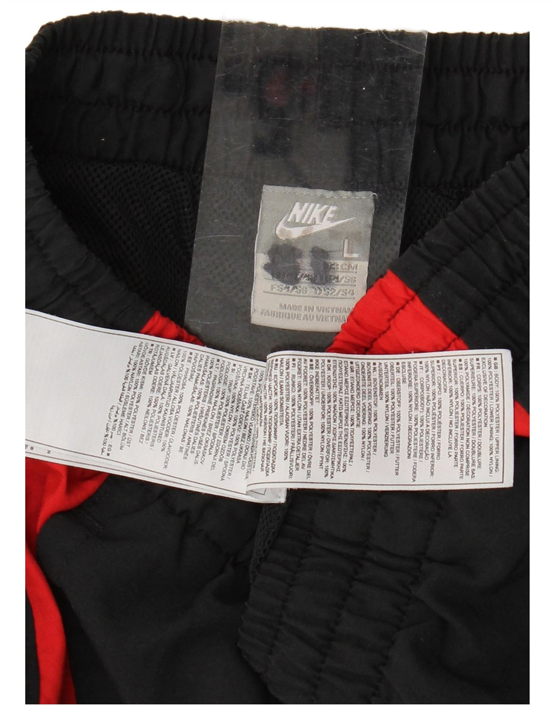 Pantaloni de trening Nike pentru bărbați, mari, negru, poliester color bloc