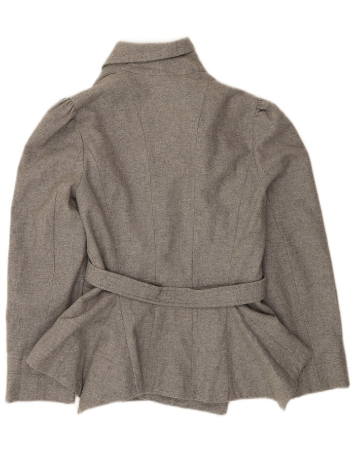 Topshop Blazer Jacket pentru femei UK 10 Small Gri Poliester