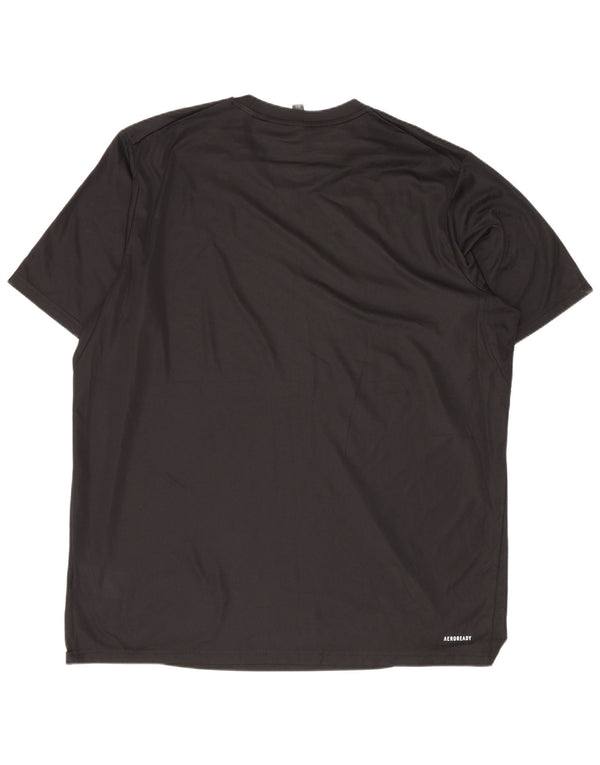 Tricou pentru bărbați Adidas Aeroready Top XL Poliester negru