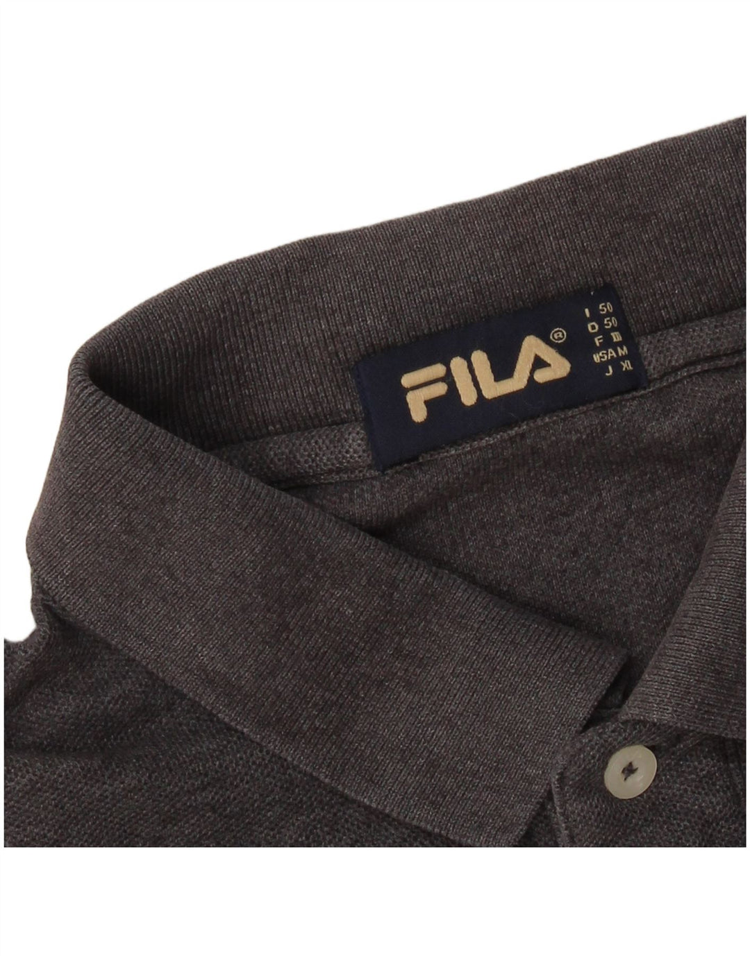 Tricou polo pentru bărbați FILA IT 50 Gri mediu