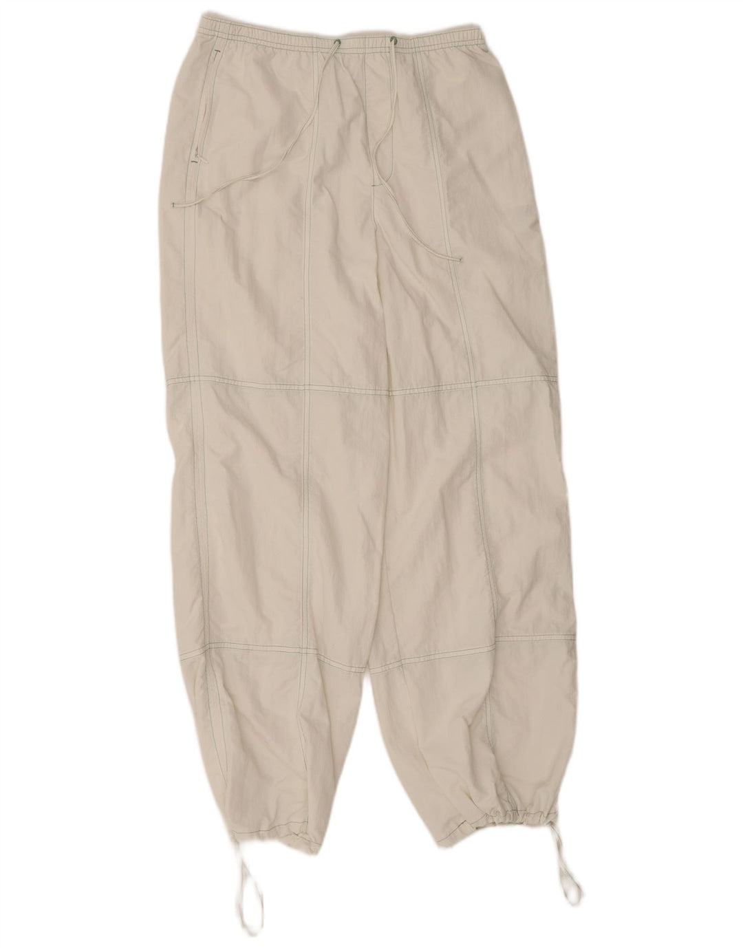 Pantaloni de jogging pentru femei Zara Pantaloni casual Mici L26 L28 Poliamidă albă