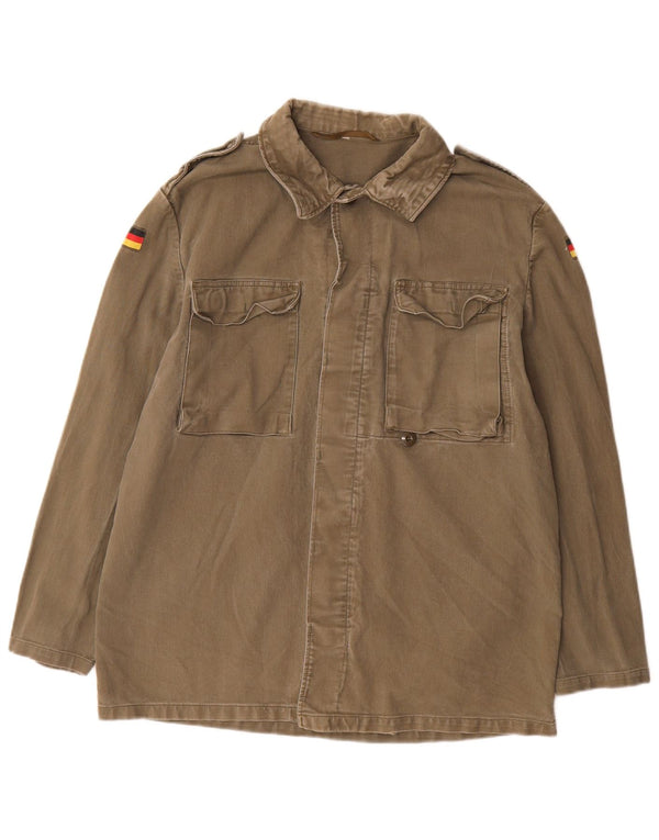 Jachetă militară vintage pentru bărbați UK 40 Large Khaki