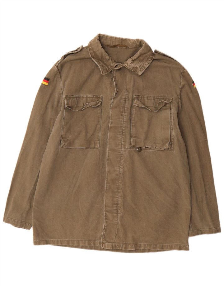 Jachetă militară vintage pentru bărbați UK 40 Large Khaki