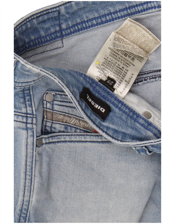 DIESEL Pantaloni scurți din blugi pentru femei W29, bumbac albastru mediu