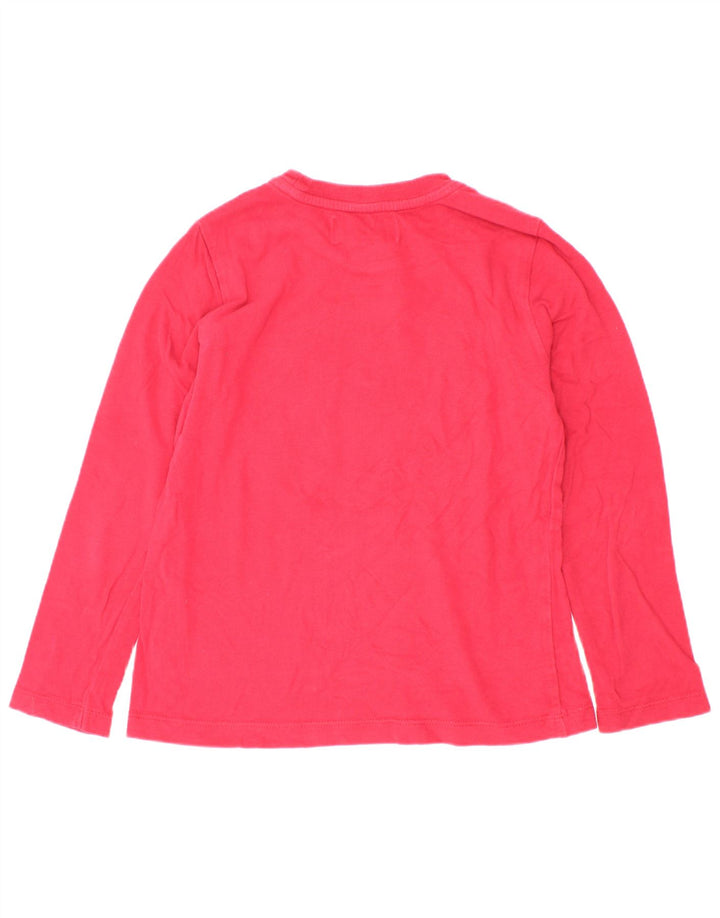 Moschino Boys Graphic Top Maneca Lunga 5-6 Ani Rosu