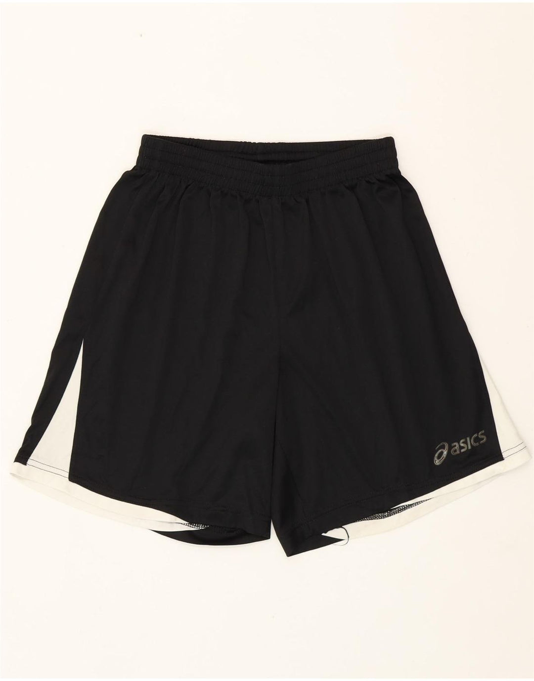 Pantaloni scurți sport Asics pentru băieți 13-14 ani, mari, negru, poliester color bloc