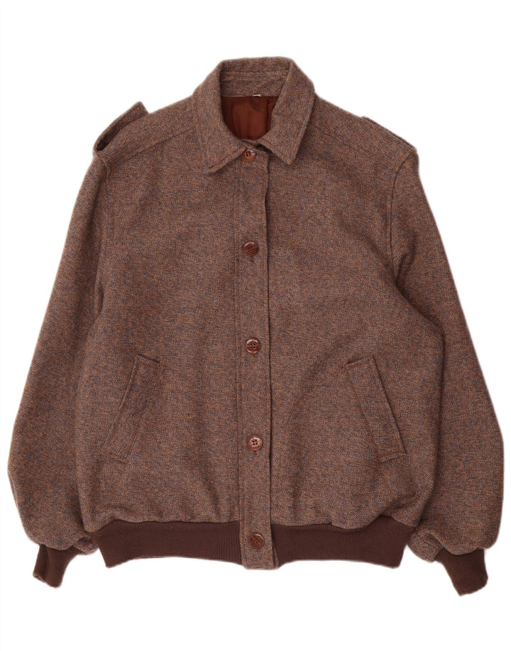 Jachetă bomber militară pentru femei VINTAGE IT 42 maro mediu