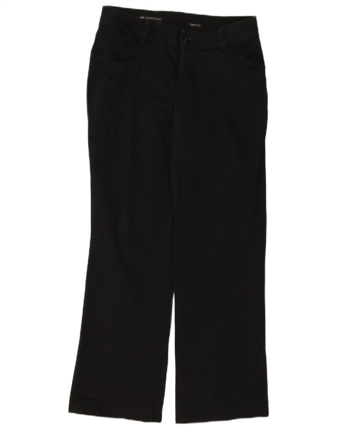 LEE Womens Modern Series Bootcut Casual Trousers US 8 Medium W30 L29 Black