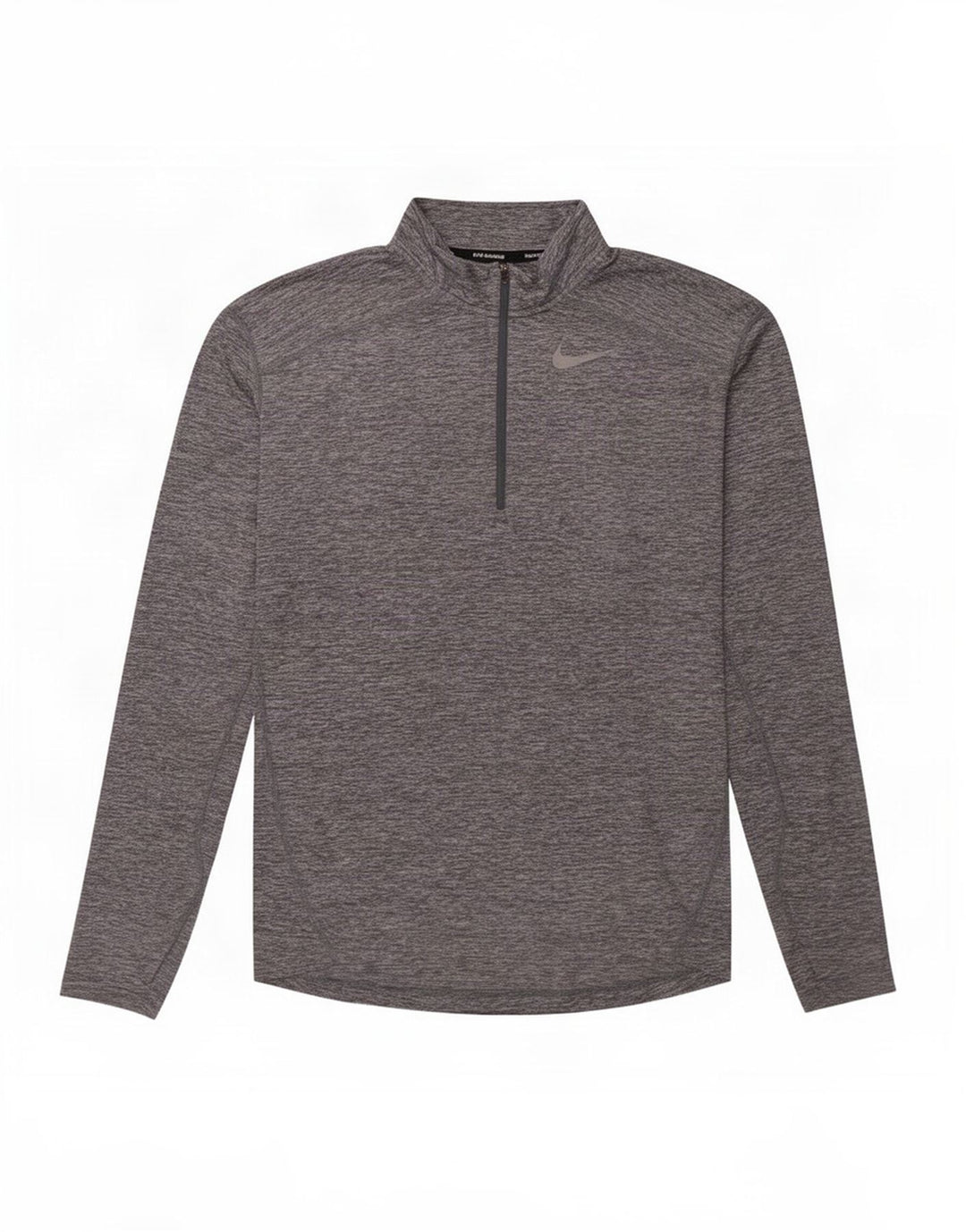 Top de trening pentru bărbați Dri Fit, cu fermoar și gât, cu pulover, gri mic