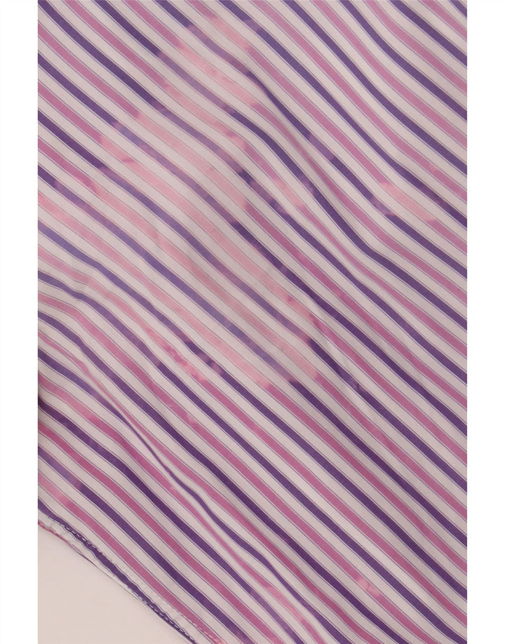 Cămașă pentru bărbați LACOSTE Mărimea 39 Bumbac cu dungi violet mediu